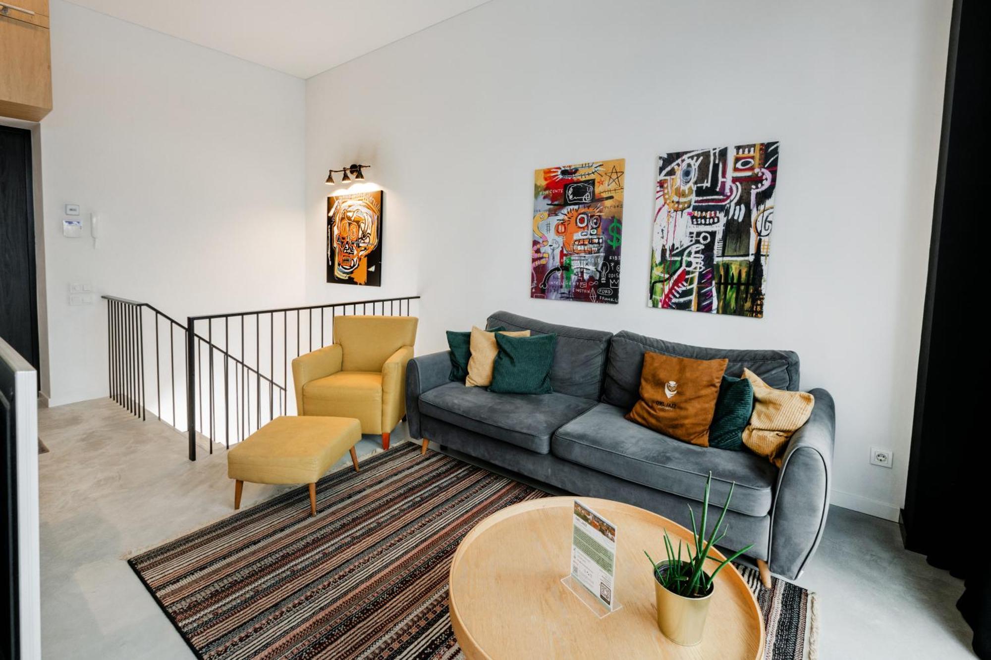Modern And Spacious Loft Type Apartment 8 With Free Private Parking By "Owl Jazz Apartments" Kaunas Dış mekan fotoğraf
